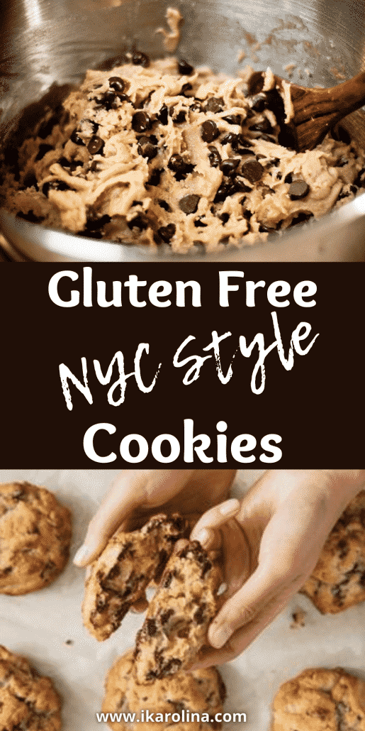 Gluten Free NYC Style Chocolate Chip Cookies