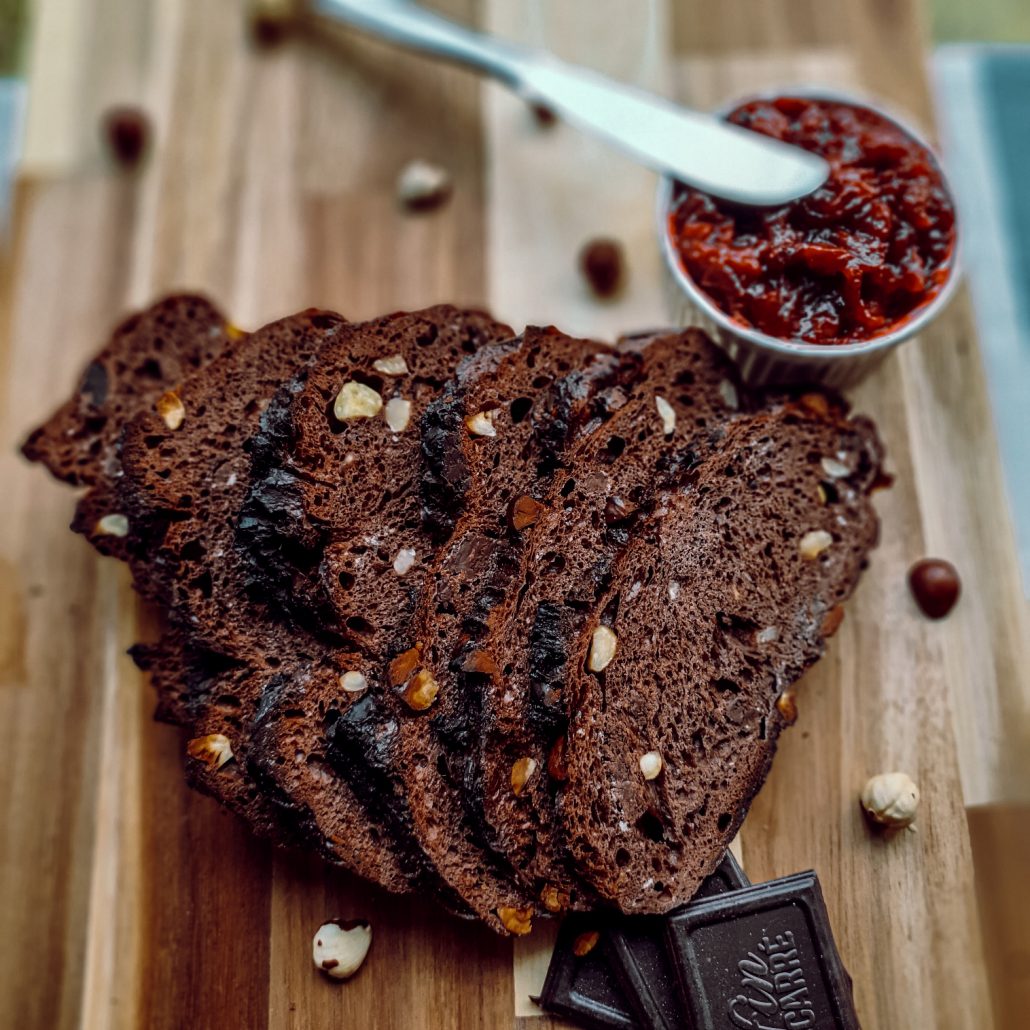 Dark Chocolate Sourdough Bread