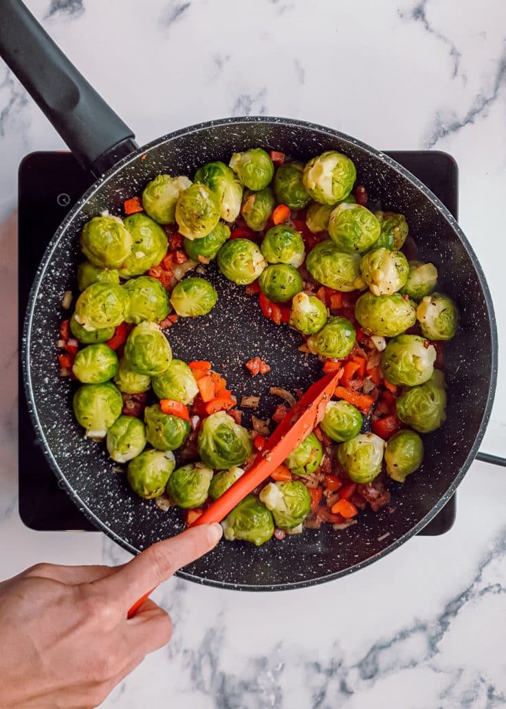 brussels sprouts chorizo