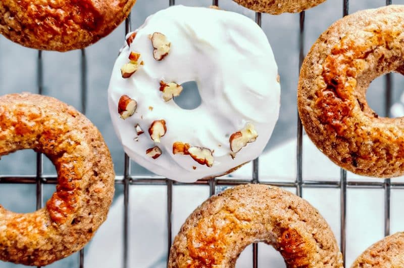 PROTEIN CARROT CAKE DONUTS